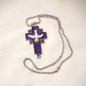 Brand New ~~~  NECKLACE:  Cross / Dove ~~~